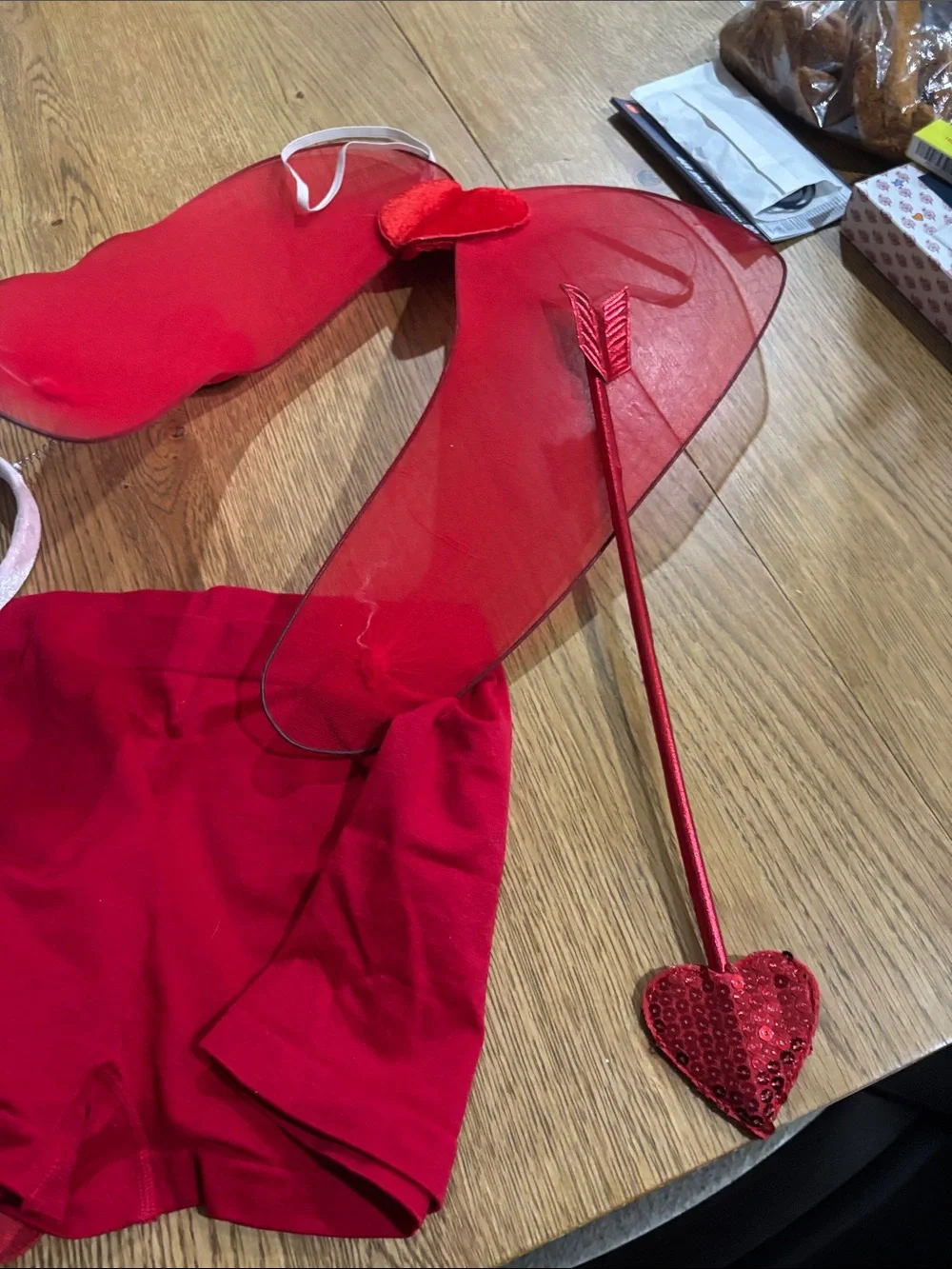 Spirit Cupid Cutie Costume in Red and White